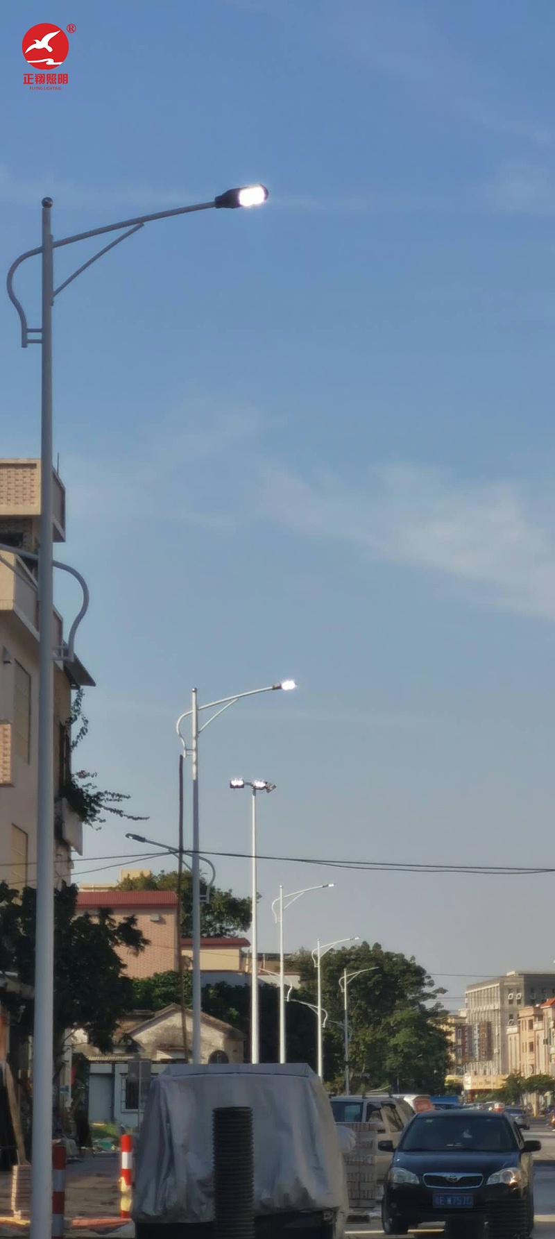 廣東佛山高低臂市電路燈  廣東佛山高低臂市電路燈
