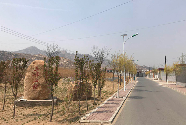 綠色LED太陽能路燈照明