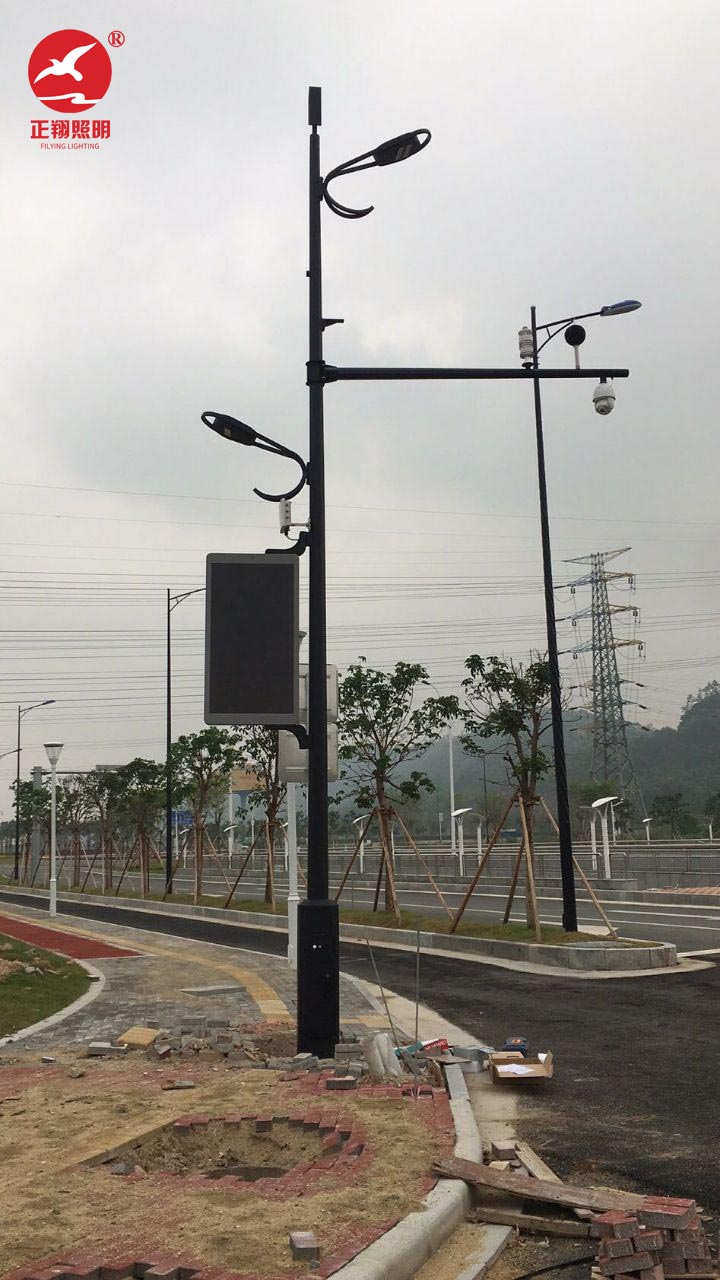 廣東珠海多功能智慧路燈道路  廣東珠海多功能智慧路燈道路