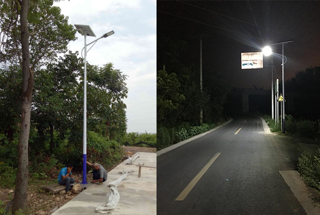 農(nóng)村LED太陽能路燈