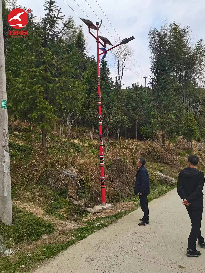 邵陽民族風太陽能路燈